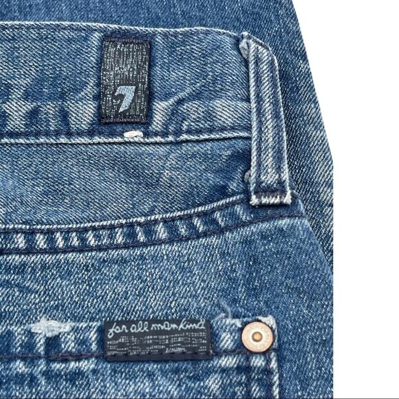 7 FOR ALL MANKIND STANDARD straight jeans SIZE 29 AIRWEFT STANDARD IN FLASH - Picture 4 of 11